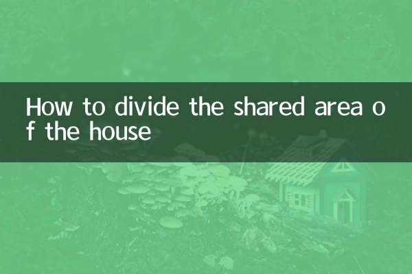 Como dividir a área compartilhada da casa