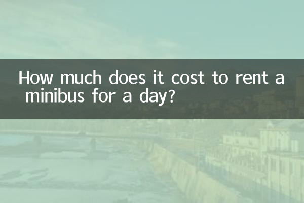 How much does it cost to rent a minibus for a day?
