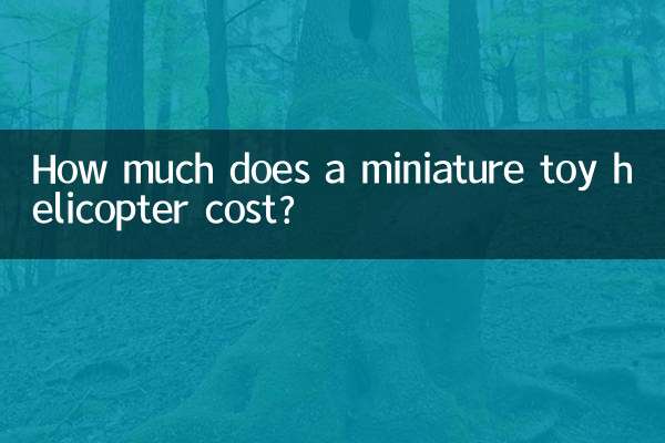 Wie viel kostet ein Miniatur-Spielzeughubschrauber?