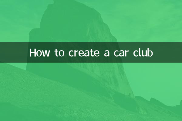 Como criar um clube de automóveis