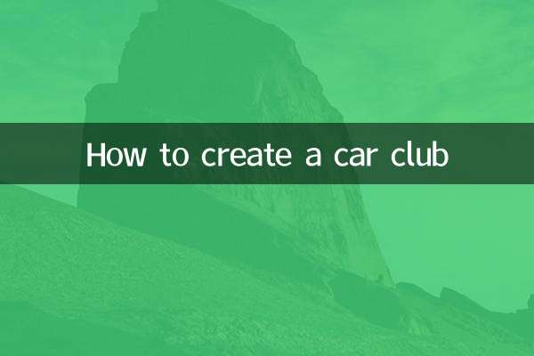 Como criar um clube de automóveis