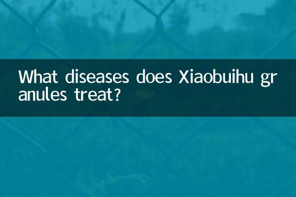 Quali malattie trattano i granuli Xiaobuihu?