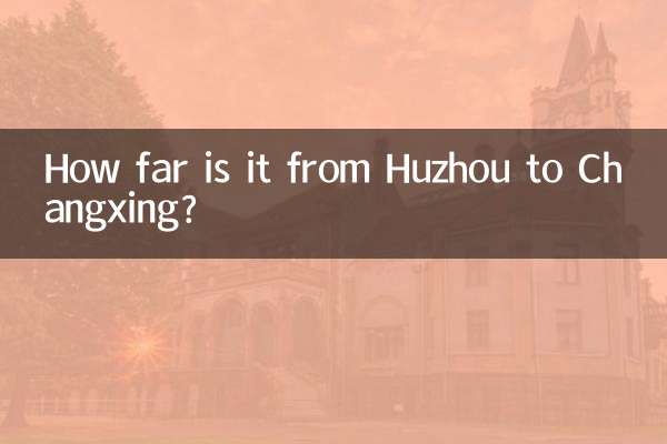 How far is it from Huzhou to Changxing?