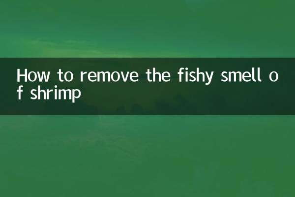 Cómo quitar el olor a pescado de los camarones