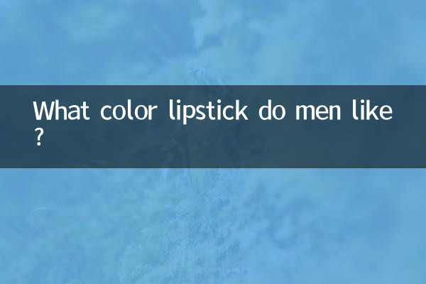 Qual cor de batom os homens gostam?