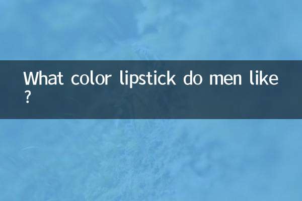 Qual cor de batom os homens gostam?