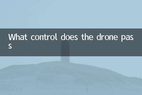 What control does the drone pass