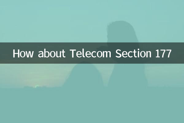 Que tal a seção 177 de telecomunicações