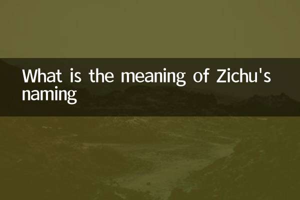 Qual é o significado da nomeação de Zichu