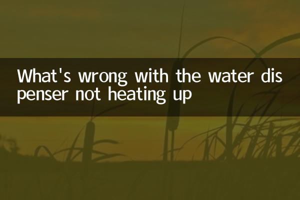 Warum heizt der Wasserspender nicht?