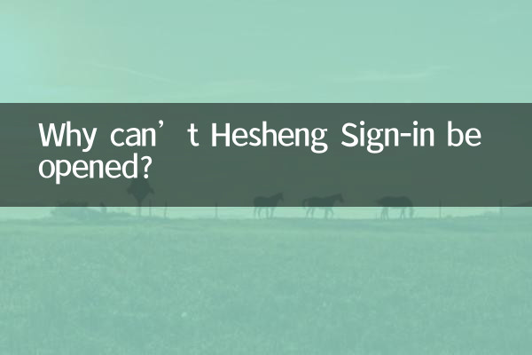 ¿Por qué no se puede abrir el inicio de sesión de Hesheng?