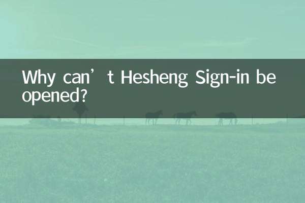 ¿Por qué no se puede abrir el inicio de sesión de Hesheng?