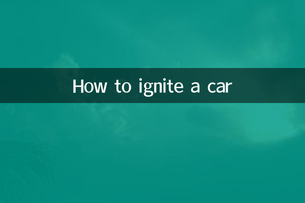 Wie zündet man ein Auto?