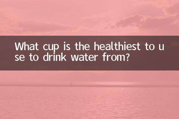 Aus welcher Tasse trinkt man am gesündesten Wasser?