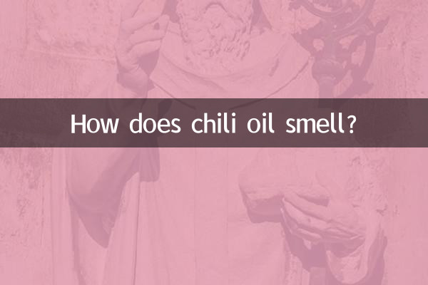 Quelle est l’odeur de l’huile de piment ?