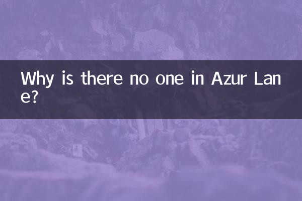 ¿Por qué no hay nadie en Azur Lane?