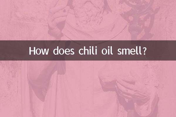 Che odore ha l'olio di peperoncino?