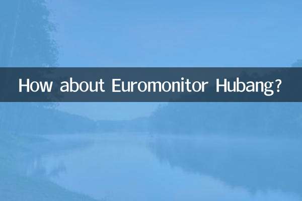 ¿Qué tal Euromonitor Hubang?