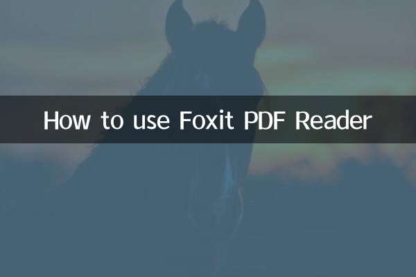 So verwenden Sie Foxit PDF Reader