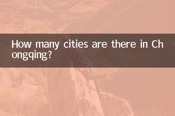 ¿Cuántas ciudades hay en Chongqing?