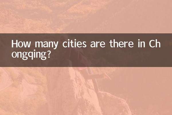 ¿Cuántas ciudades hay en Chongqing?
