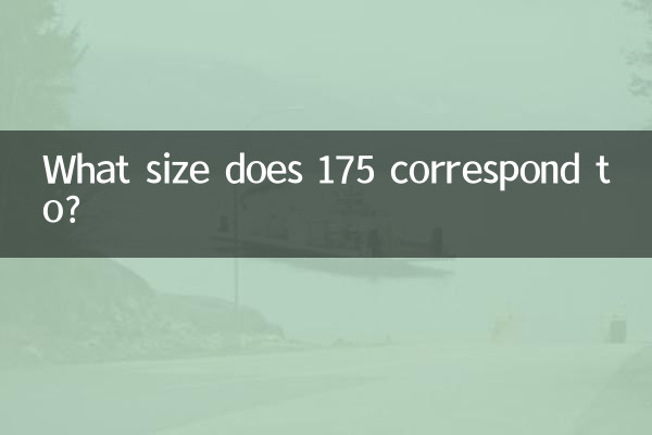 ¿A qué talla corresponde la 175?