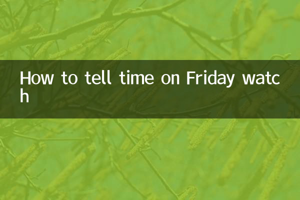星期五手表怎么看时间
