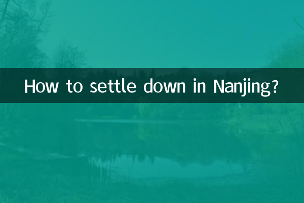 Wie kann man sich in Nanjing niederlassen?