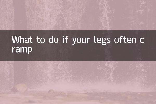 What to do if your legs often cramp