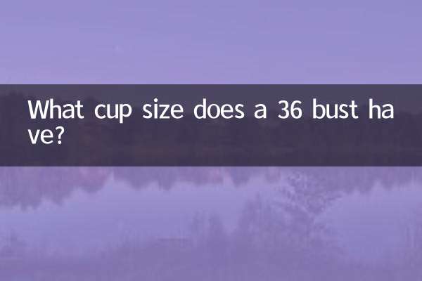 36的胸围是什么罩杯