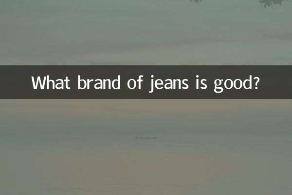 Che marca di jeans è buona?