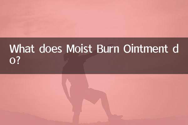 モイストバーン軟膏は何をするのですか？