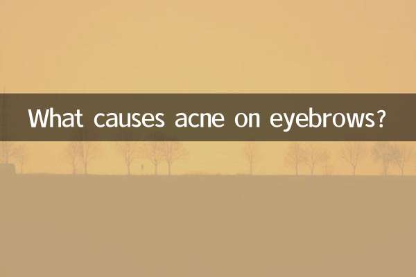 भौहों पर मुँहासे क्यों होते हैं?