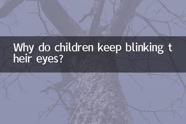 Perché i bambini continuano a sbattere le palpebre?