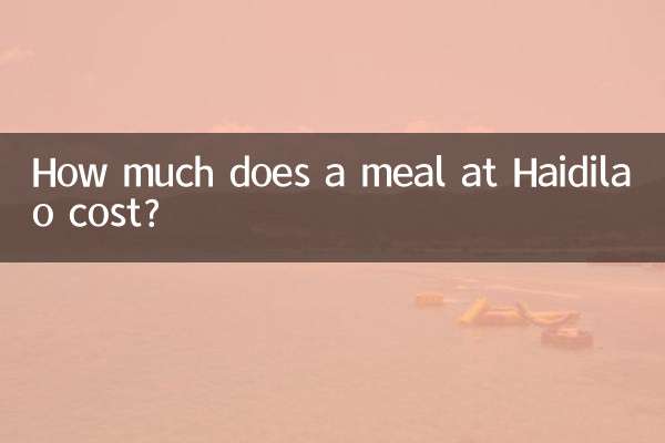 Quanto costa un pasto da Haidilao?