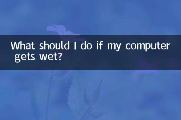 Что делать, если мой компьютер намокнет?