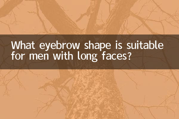 長臉適合什麼眉型男