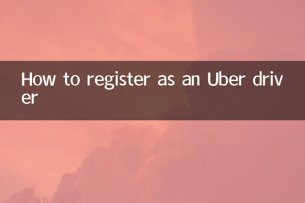 優步司機怎麼註冊