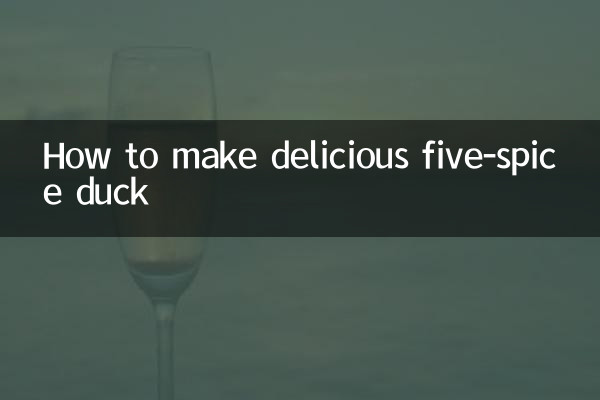 Cómo hacer un delicioso pato con cinco especias