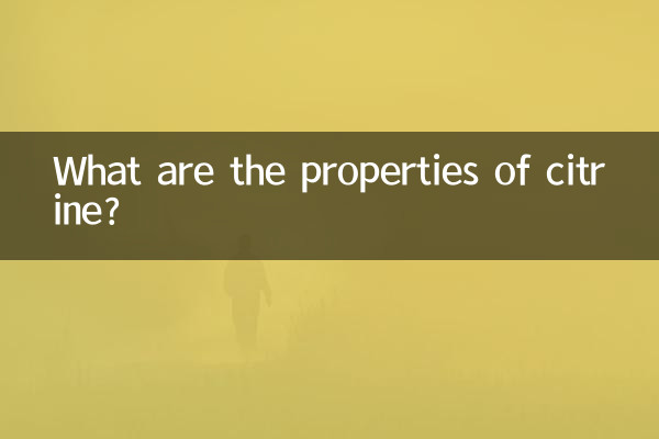 ¿Cuáles son las propiedades del citrino?