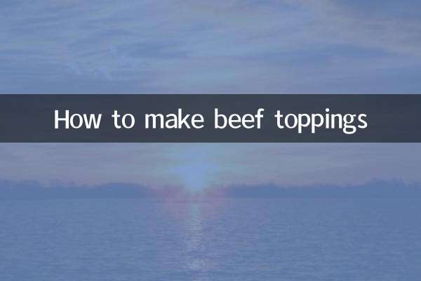 كيفية عمل حشوات اللحم البقري