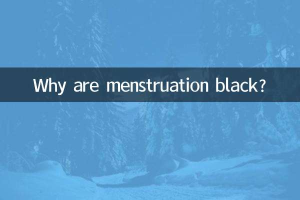 Por que a menstruação é negra?