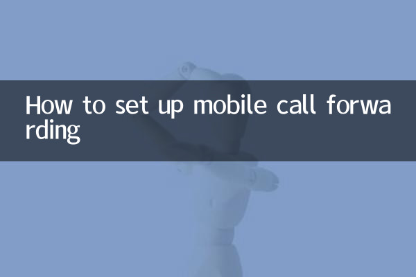 携帯電話の転送を設定する方法