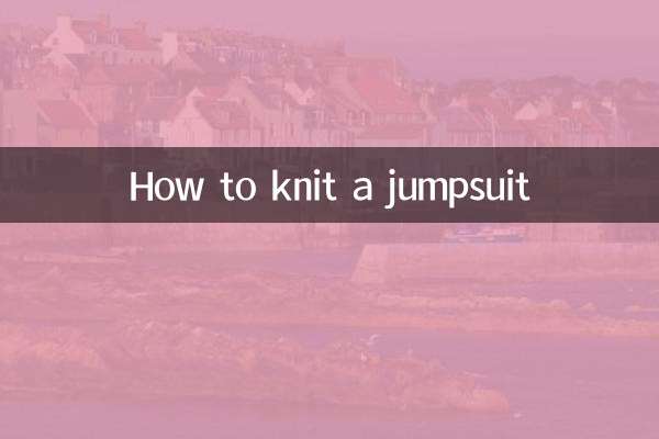 Como tricotar um macacão