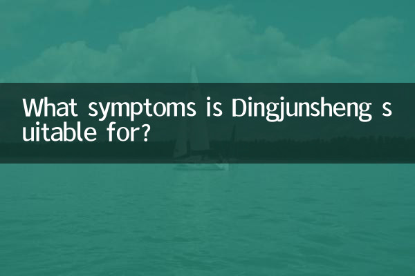 Dingjunsheng কি উপসর্গ জন্য উপযুক্ত?
