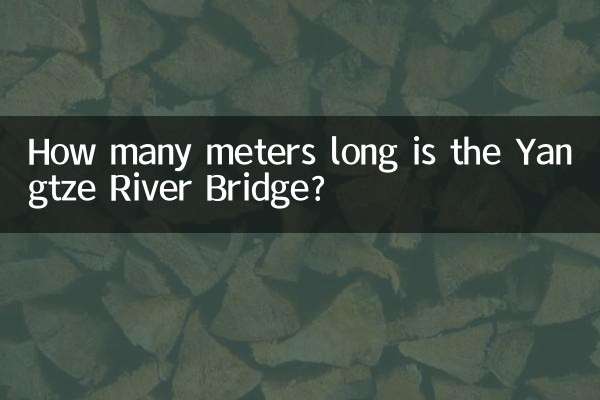 Quanti metri è lungo il ponte sul fiume Yangtze?