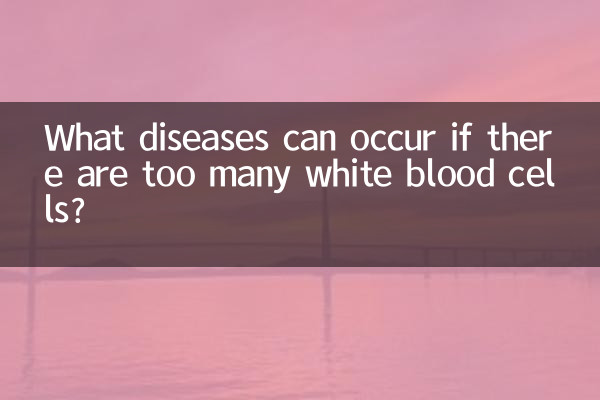 Que doenças podem ocorrer se houver muitos glóbulos brancos?