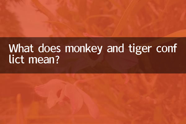 ماذا يعني صراع القرد والنمر؟