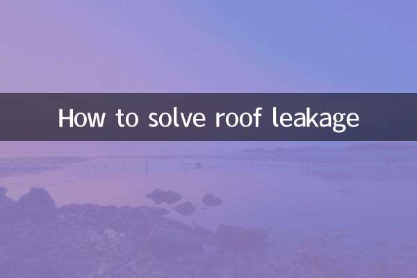 屋根の雨漏りを解決する方法