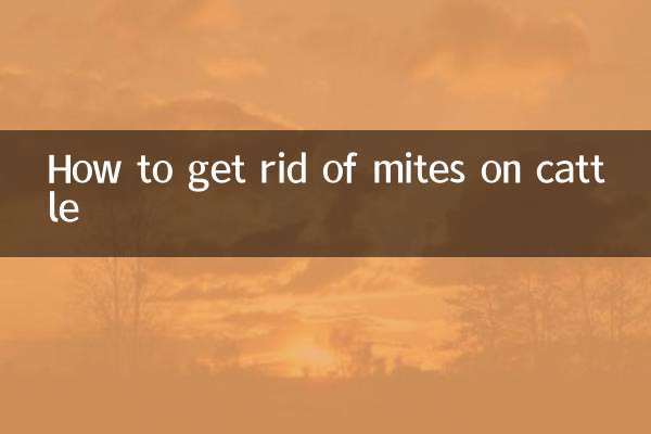 मवेशियों पर लगे घुन से कैसे छुटकारा पाएं